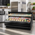 Thumbnail image #3 for Turbo Air Low-Profile Horizontal Open Display Merchandiser with Glass Side Panels, 75-3/4W, 14.8 Cu. Ft., Self-Contained, R290