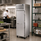 Thumbnail image #2 for True Mfg. - General Foodservice SPEC SERIES STG1R-1S-HC One-Section Reach-In Refrigerator, Solid Stainless Steel Door, Digital Controls
