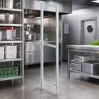 Thumbnail image #2 for Fermod Fermostock 6425411180-R1 71-Inch H x 18-Inch D Stationary Modular Shelving Upright, Deep Anodized Aluminum