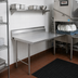 Thumbnail image #2 for Eagle Group Straight Clean Dishtable, 60 x 30 Inch, Right-to-Left Operation, 16/430 Stainless Steel Top