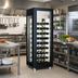 Thumbnail image #3 for Omcan 81-Bottle Single Zone Showcase Wine Refrigerator with Top-Mounted Compressor