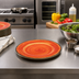 Thumbnail image #3 for Carlisle Mingle™ Fireball 9-Inch Round Melamine Salad Plate, Medium Rim