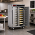 Thumbnail image #2 for Mobile Double-Compartment Stainless Steel Heated Holding Cabinet, 32 Full-Size Pan Capacity