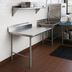 Thumbnail image #2 for Eagle Group Straight Left-to-Right Clean Dishtable, 24 x 30 Inches, 16/430 Stainless Steel Top