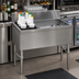 Thumbnail image #2 for Advance Tabco Prestige 48-Inch Bar Ice Chest with 10-Circuit Cold Plate and Left Bottle Rack