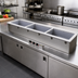 Thumbnail image #2 for Vollrath Short-Side 4-Pan Drop-In Wet Hot Well with Infinite Controls