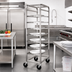 Thumbnail image #2 for Channel Manufacturing Stainless Steel End-Load Platter Rack for 18-Inch Platters, 10 Capacity, 70-Inch High