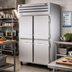Thumbnail image #2 for True SPEC SERIES Two-Section Reach-In Refrigerator/Freezer with 4 Half Doors