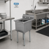 Thumbnail image #2 for Advance Tabco Special Value Series 1-Compartment Fabricated Sink, 24