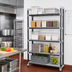 Thumbnail image #2 for Cambro Camshelving Elements XTRA 5-Tier Stationary Starter Polymer Shelving Unit, 21 x 54 x 84 Inches