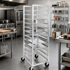 Thumbnail image #2 for Channel Manufacturing UTR-18 Aluminum End-Load Bun Pan / Steam Table Pan Rack, 18-Slide Capacity