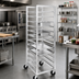Thumbnail image #2 for Standard Series Aluminum End-Load Bun Pan / Steam Table Pan Rack, 18-Slide Capacity