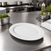 Thumbnail image #2 for Birkhall Endless Table White Porcelain Oval Platter with Rolled Edge, 13-3/4 x 9-7/8 Inches
