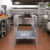 Thumbnail image #2 for Vulcan 24-Inch Stainless Steel Open Base Equipment Stand with Pan Slides for Countertop Steamers