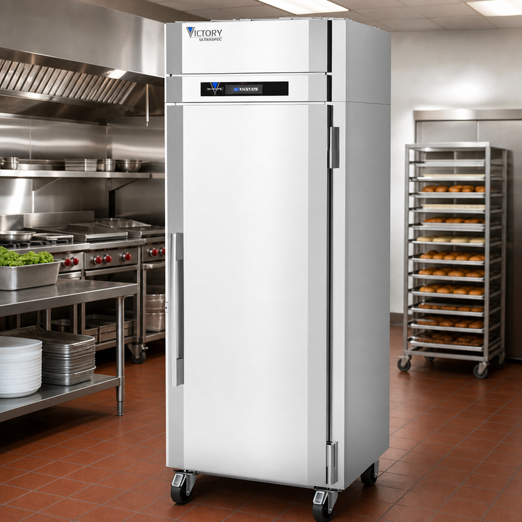 Product image #2 for Victory UltraSpec Roll-Thru Heated Holding Cabinet, 1 Section, 38.1 Cu. Ft., Full Extra High Doors
