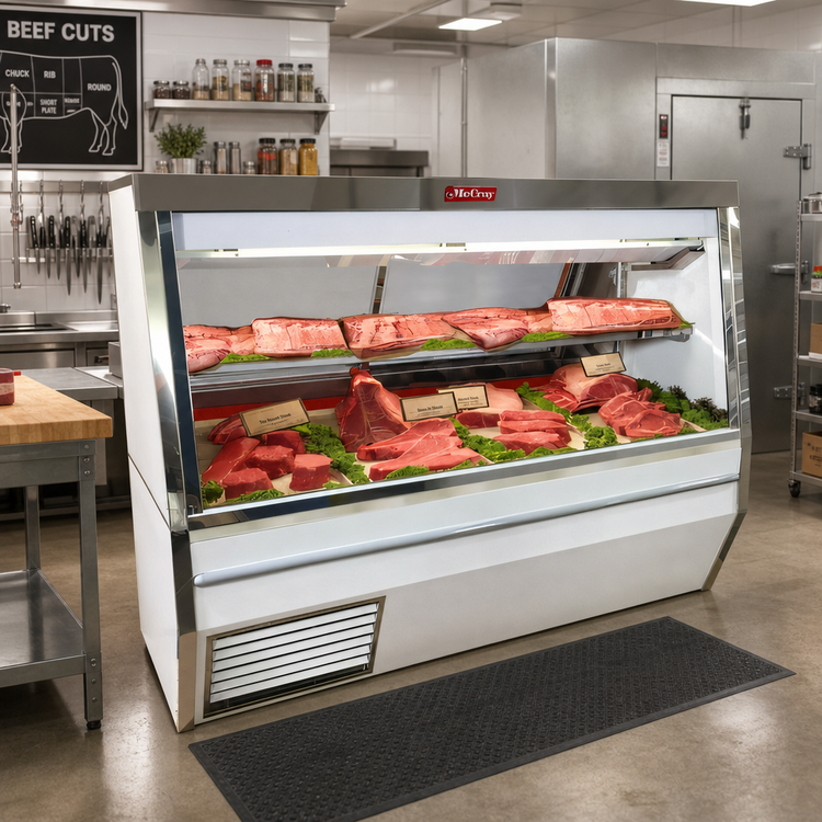 Product image #2 for Howard-McCray 34N Series 144-Inch Remote Double Duty Red Meat Service Case with LED Lighting