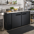 Thumbnail image #2 for Omcan USA 61-Inch Two-Section Solid Door Back Bar Cooler, 15.8 Cu. Ft.