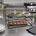 Thumbnail image #3 for American Metalcraft Twilight Modular Multi-Level Buffet Riser, Black, 28-Inch Long
