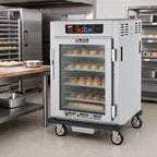 Thumbnail image #2 for Metro C5 C595-SFC-UPFS Controlled Humidity Heated Holding and Proofing Cabinet, Mobile Pass-Thru Half-Height, Glass & Solid Doors, 8 Full-Size Pan