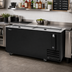 Thumbnail image #2 for Turbo Air Super Deluxe Sliding Lid Bottle Cooler, 64-3/8 Inch Wide, 18.5 Cu. Ft., Black Exterior