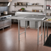 Thumbnail image #2 for Eagle Group 414 Series Two-Compartment Commercial Sink with Left Drainboard