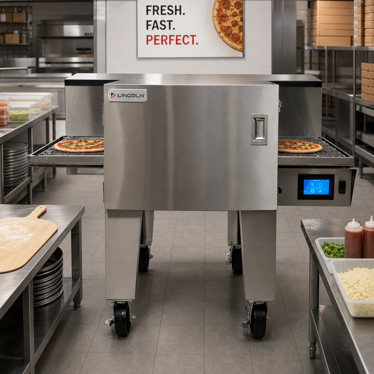 Product image #2 for Lincoln Aperion 24 Series 2424-LUV Ventless Electric Impinger Conveyor Pizza Oven with 24 x 48 Inch Conveyor