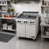 Thumbnail image #2 for Garland Master Series 24-Inch Briquette Gas Charbroiler with Storage Base, 60,000 BTU