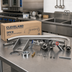 Thumbnail image #2 for Cleveland Range DPK16 Double Pantry Faucet and Bracket for SET15