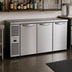 Thumbnail image #2 for True Premier Bar 84-Inch Three-Section Stainless Steel Back Bar Cooler with 3 Locking Solid Doors