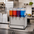 Thumbnail image #2 for Crathco Simplicity Bubbler Mini-Quad 4-Flavor Pre-Mix Cold Beverage Dispenser, 4 x 2.4-Gallon Bowls, 120V Agitator