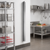 Thumbnail image #2 for Eagle Group Stainless Steel Standard Wall-Mounted Cantilever Shelving Upright, 144-Inch High