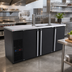 Thumbnail image #2 for Pro-Line E-Series 80-Inch Three-Section Dual-Temperature Self-Contained Beer Dispenser with 8-Faucet Tower