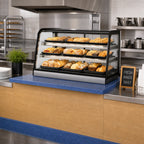 Thumbnail image #2 for Federal Industries Countertops CD3628SS Countertop Non-Refrigerated Self-Serve Pastry Display Case with 2 Lighted Shelves