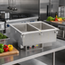 Thumbnail image #2 for Vollrath Two-Well Electric Drop-In Hot Food Well with Thermostatic Controls, 12 x 20 Marine-Grade 316 Stainless Steel Wells