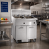 Thumbnail image #2 for Imperial Electric Floor Fryer with Built-In Space Saver Filter System, 2 x 75 lb. Tanks