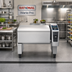 Thumbnail image #2 for RATIONAL iVario Pro XL Pressure Multifunctional Cooking Center with Stand, 40 Gallon, 208/240V 3-Phase