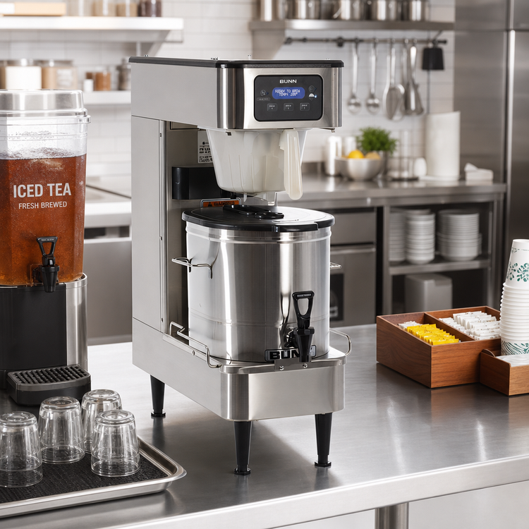 Product image #2 for BUNN ITB-LP Low Profile Automatic Tea Brewer with Digital Display