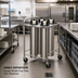 Thumbnail image #2 for Dinex DXP4ATGH6 Heated Mobile Four-Tube Dish Dispenser
