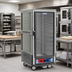 Thumbnail image #2 for Metro C5 Insulation Armour 3/4-Height Mobile Moisture-Control Heated Holding & Proofing Cabinet with Gray Insulation Armour, Clear Polycarbonate Door, and Universal Wire Slides