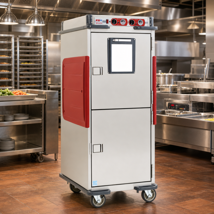 Product image #2 for Metro C5 Transport Armour Heavy-Duty Insulated Full-Height Dual-Cavity Mobile Heated Holding Cabinet