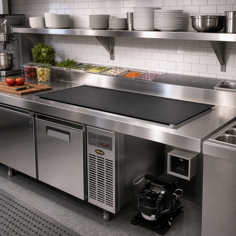 Product image #2 for Hatco 48-Inch Built-In Flush Top Remote Cold Shelf, 1/3 HP