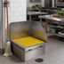 Thumbnail image #2 for Eagle Group Heavy-Gauge 304 Stainless Steel Flush Floor-Mounted Mop Sink with Fiberglass Grating