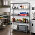 Thumbnail image #2 for Quantum 4-Shelf Stationary Wire Shelving Starter Kit, 60
