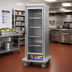 Thumbnail image #2 for Panco Narrow Full-Size Insulated Heated Holding Cabinet with Polycarbonate Window