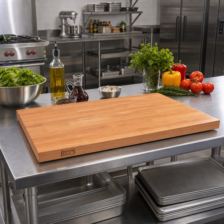 Product image #2 for Boos Block American Cherry Wood Kitchen Countertop with Varnique Finish, 18 x 25 x 1-1/2 Inches