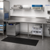 Thumbnail image #2 for Eagle Group Straight Clean Dishtable with 8-Inch Backsplash, 120-Inch x 30-Inch, Left-to-Right Operation