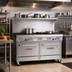 Thumbnail image #2 for Southbend Ultimate 60-Inch Gas Restaurant Range with 10 Open Burners, 2 Standard Ovens, and Backriser Hi-Shelf