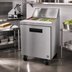 Thumbnail image #2 for Hoshizaki Steelheart 27-Inch Sandwich Top Prep Refrigerator, One Section, 1 Door, 8-Pan