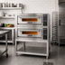 Thumbnail image #2 for Omcan Stainless Steel Equipment Stand for Double Chamber Fuoco Series Oven