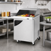 Thumbnail image #2 for Turbo Air Super Deluxe One-Section Refrigerated Sandwich/Salad Mega Top Prep Table with Slide-Back Lid, 12-Pan Capacity, 27-1/2 Inch Wide